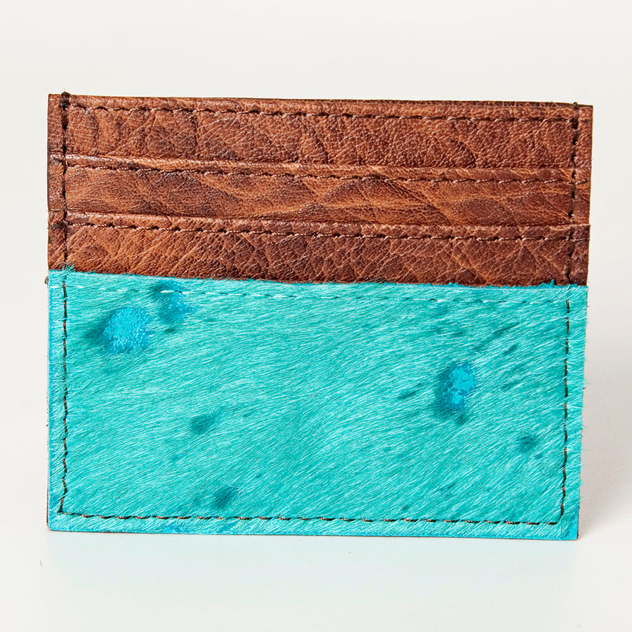 American Darling Card-Holder, Genuine Full Grain Vegetable Tanned Leather, Slim Western Minimalist Wallet