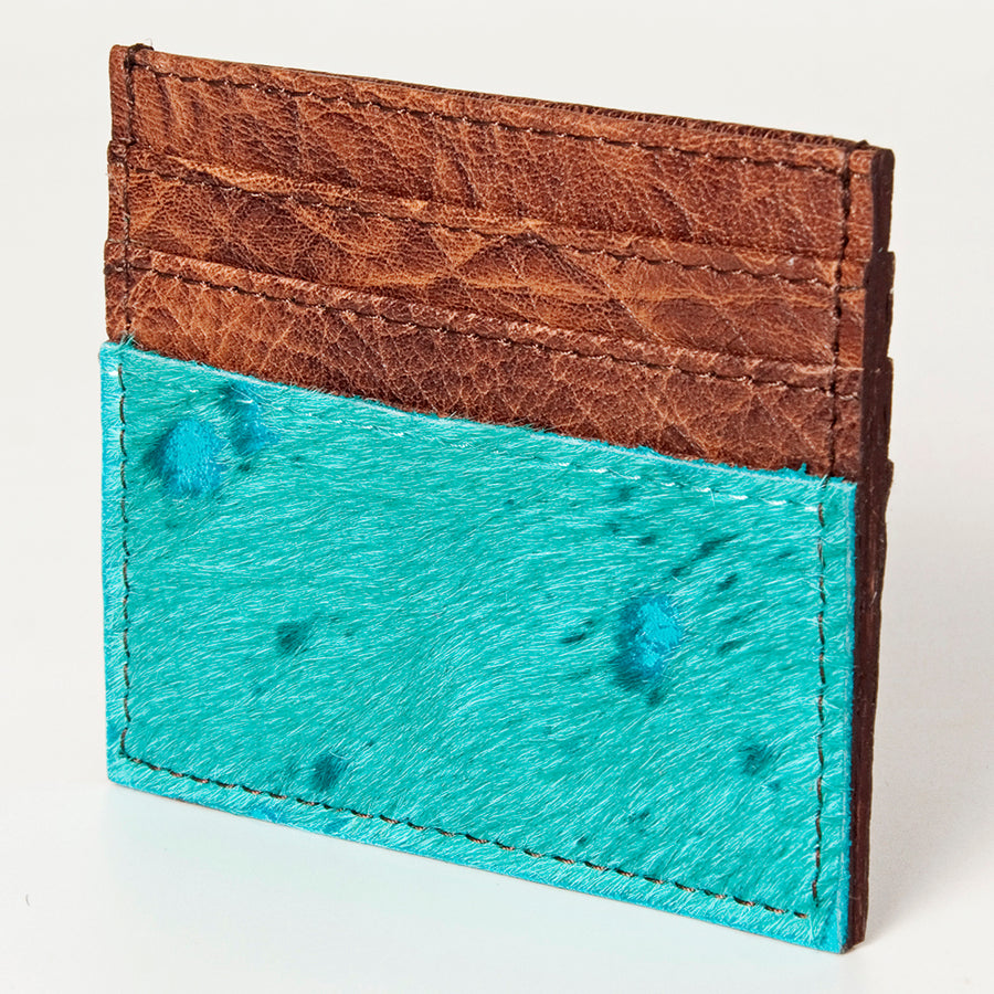 American Darling Handcrafted Leather Card-Holder - Full Grain Western Slim Wallet - Uhorse