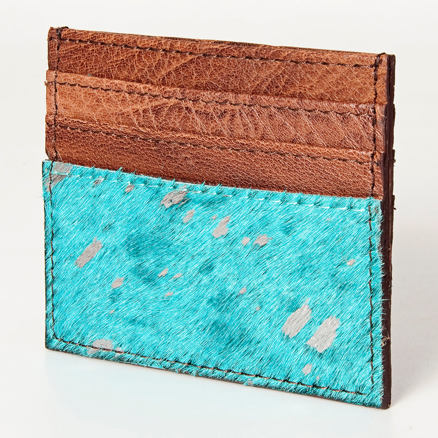 American Darling Handcrafted Leather Card-Holder - Full Grain Western Slim Wallet - Uhorse