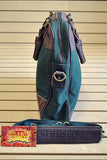 Professional Satchel Laptop Briefcase Bag Leather Canvas