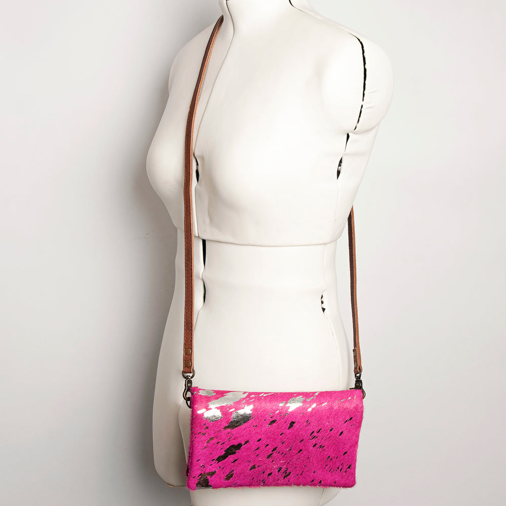 American Darling Small Crossbody Hair On Genuine Leather Western Women Bag Handbag Purse | for Cute