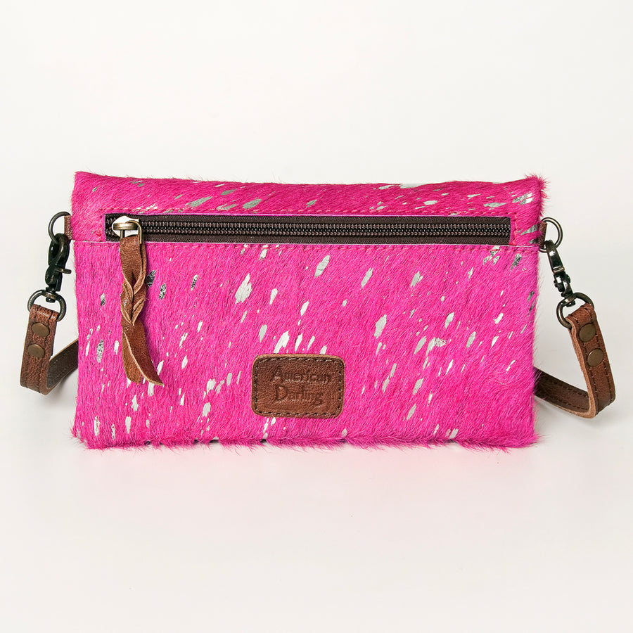 American Darling Small Cross body Bag, Hair-On Cowhide, Genuine Full Grain Western Purse