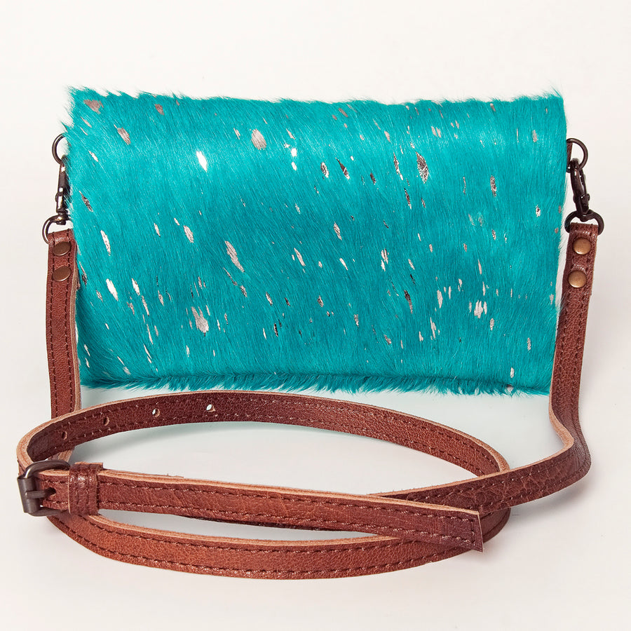 American Darling Small Cross body Bag, Hair-On Cowhide, Genuine Full Grain Western Purse