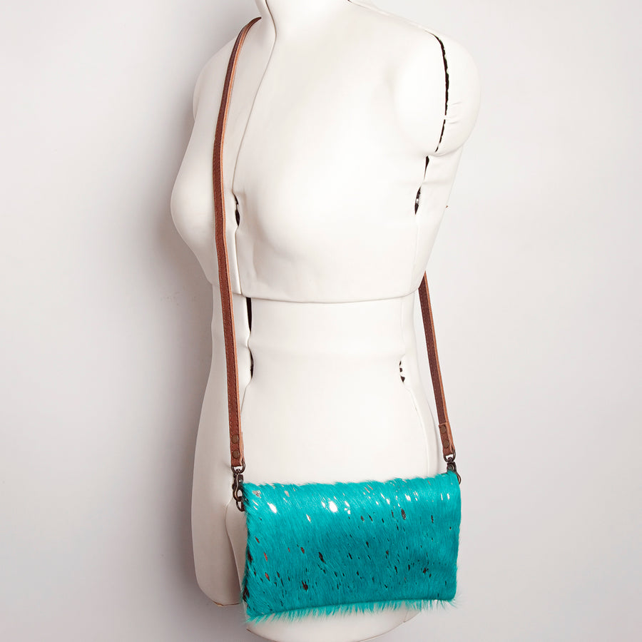American Darling Small Cross body Bag, Hair-On Cowhide, Genuine Full Grain Western Purse
