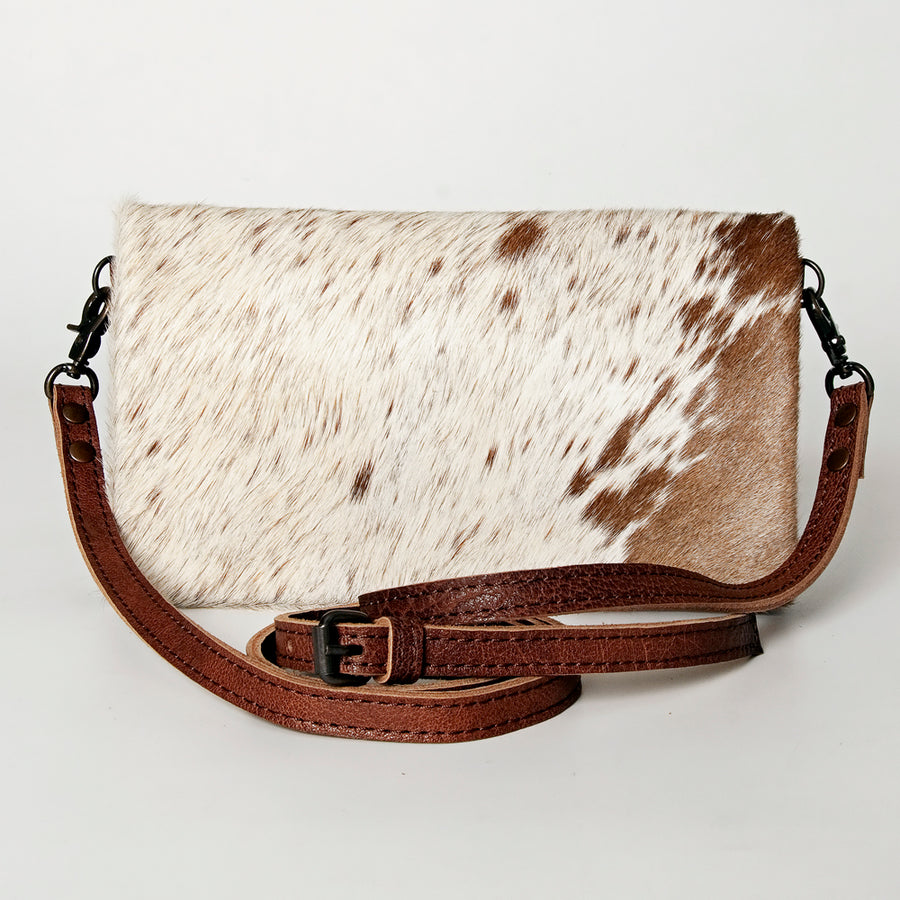 American Darling Small Cross body Bag, Hair-On Cowhide, Genuine Full Grain Western Purse