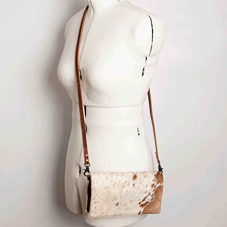 American Darling Small Cross body Bag, Hair-On Cowhide, Genuine Full Grain Western Purse