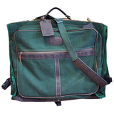 24“W x 20“H x 8“D Garment Bag  Leather Canvas Large