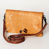 American Darling Small Crossbody Hair On Genuine Leather Western Women Bag Handbag Purse | for Cute