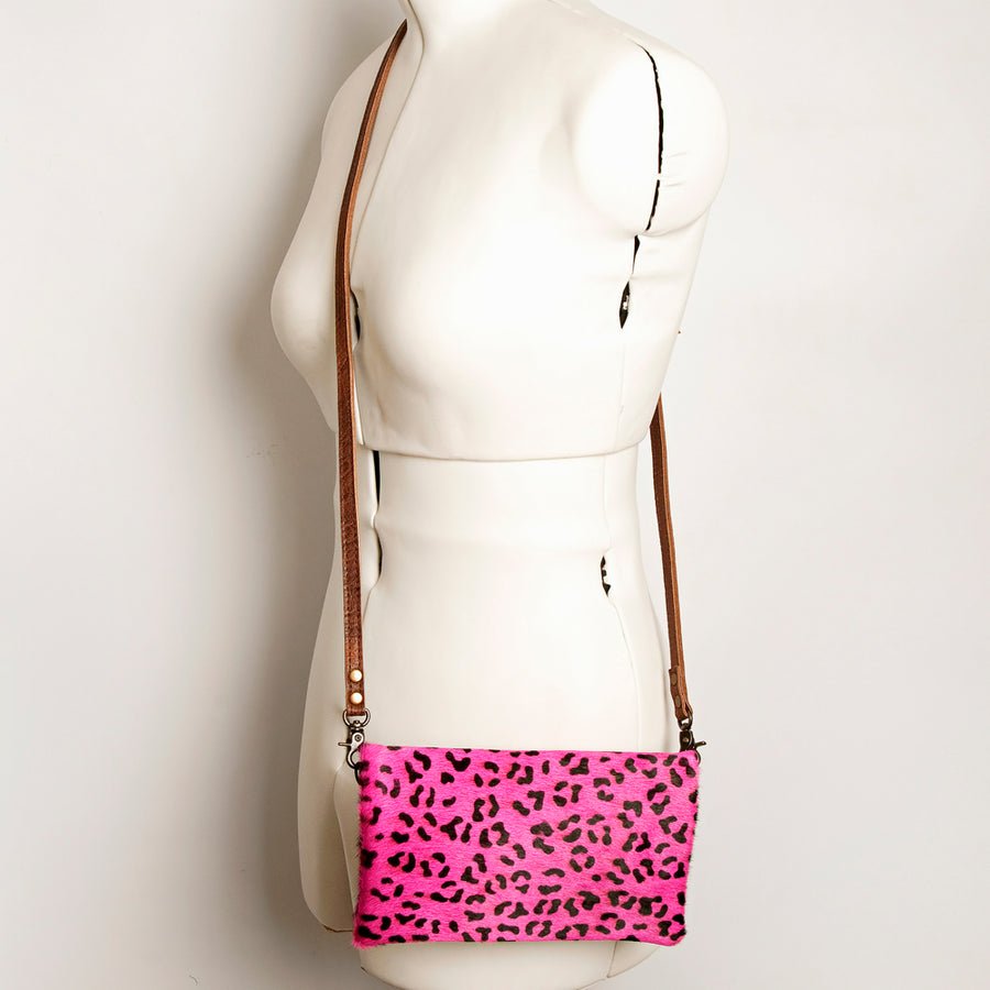 American Darling Small Cross body Bag, Hair-On Cowhide, Genuine Full Grain Western Purse