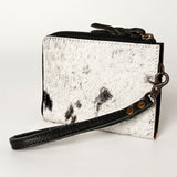American Darling Coin Purse Hair on Genuine Leather Western Women Bag | Handbag Wristlet Travel Clutch