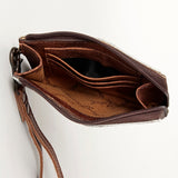 American Darling Coin Purse Hair on Genuine Leather Western Women Bag | Handbag Wristlet Travel Clutch