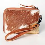 American Darling Coin Purse Hair on Genuine Leather Western Women Bag | Handbag Wristlet Travel Clutch