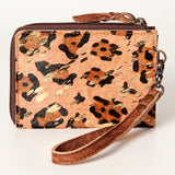 American Darling Coin Purse Hair on Genuine Leather Western Women Bag | Handbag Wristlet Travel Clutch