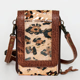 American Darling Cell Phone Holder Hand Tooled Genuine Leather Western Women Bag Purse | Case