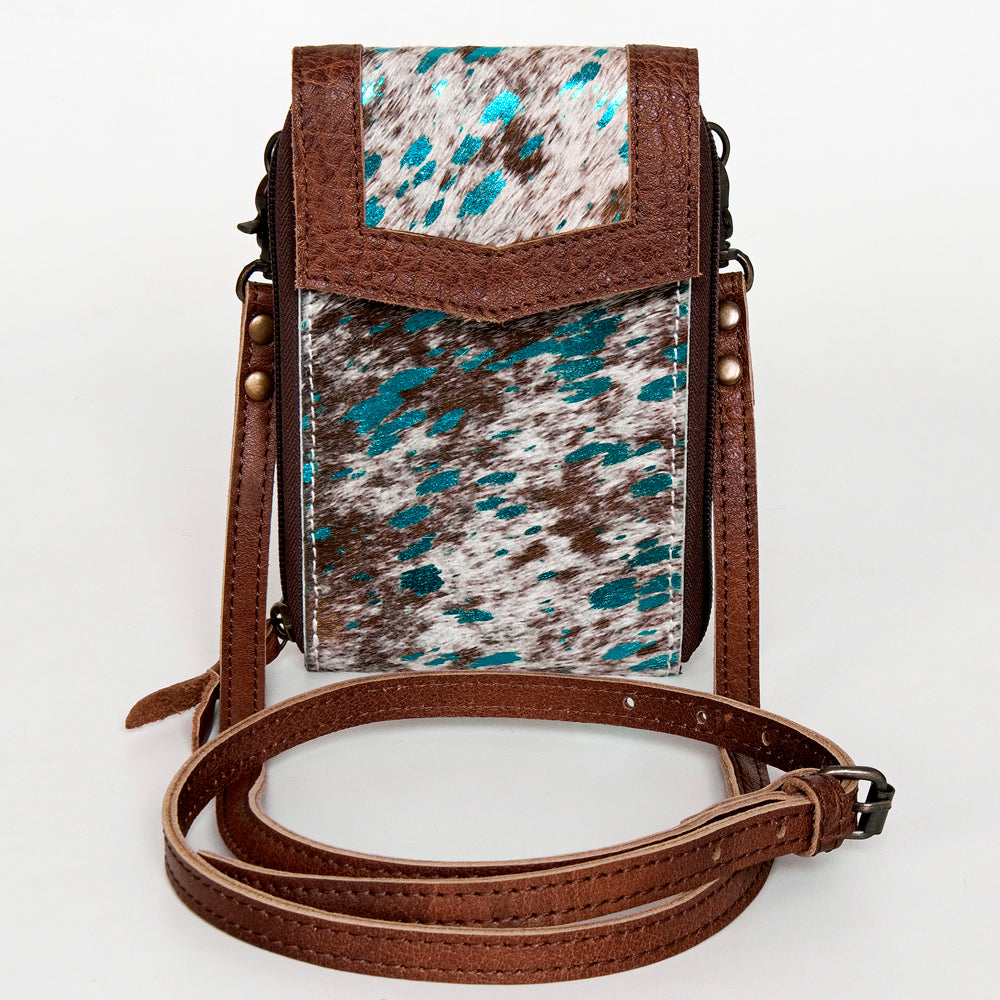 American Darling Cell Phone Holder Hand Tooled Genuine Leather Western Women Bag Purse | Case