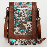 American Darling Cell Phone Holder Hand Tooled Genuine Leather Western Women Bag Purse | Case