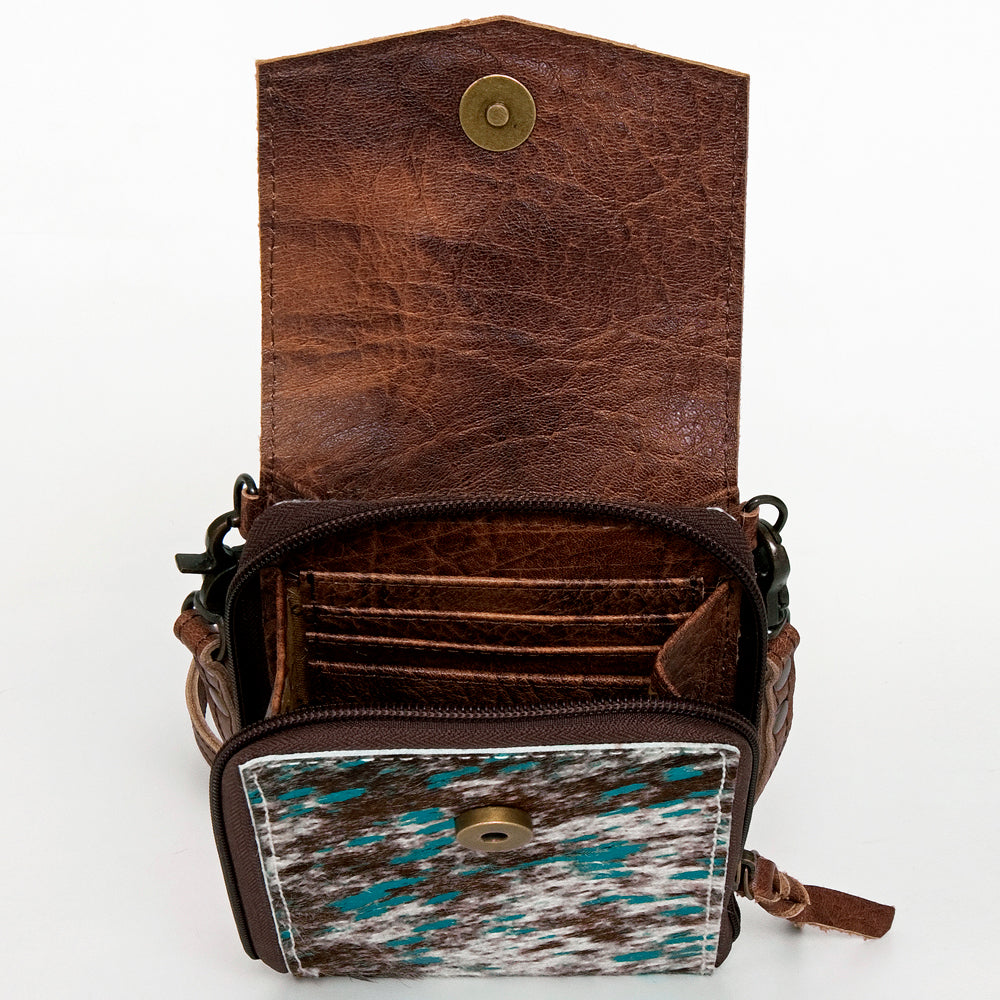 American Darling Cell Phone Holder Hand Tooled Genuine Leather Western Women Bag Purse | Case
