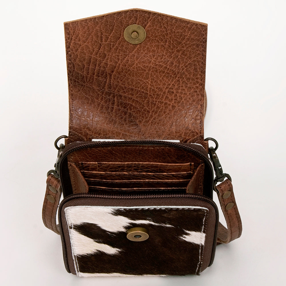 American Darling Cell Phone Holder Hand Tooled Genuine Leather Western Women Bag Purse | Case
