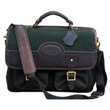 Laptop Organizer Multipocket Messenger Bag Leather Canvas