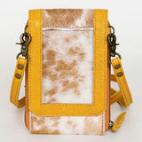 American Darling Cell Phone Holder Hand Tooled Genuine Leather Western Women Bag Purse | Case
