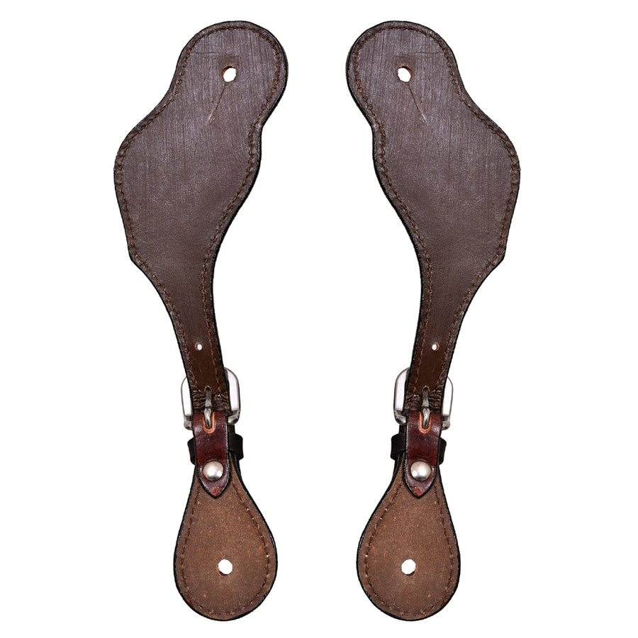 Bar H Equine Leather Spurs Straps for Adults Western Womens Spur Horse Riding Barrel Racing Show and Rodeo Strap Adult Women