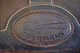 KD Stephens Compact Carry On Overnight Satchel Briefcase Leather