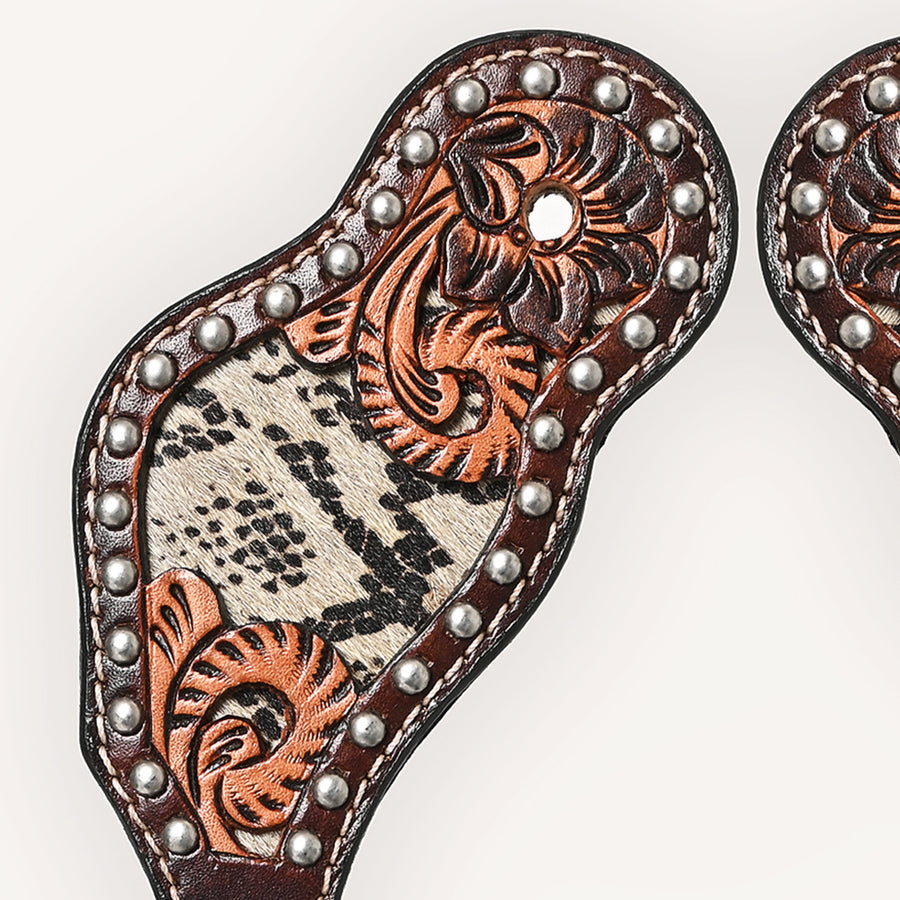Bar H Equine Leather Spurs Straps for Adults Western Womens Spur Horse Riding Barrel Racing Show and Rodeo Strap Adult Women
