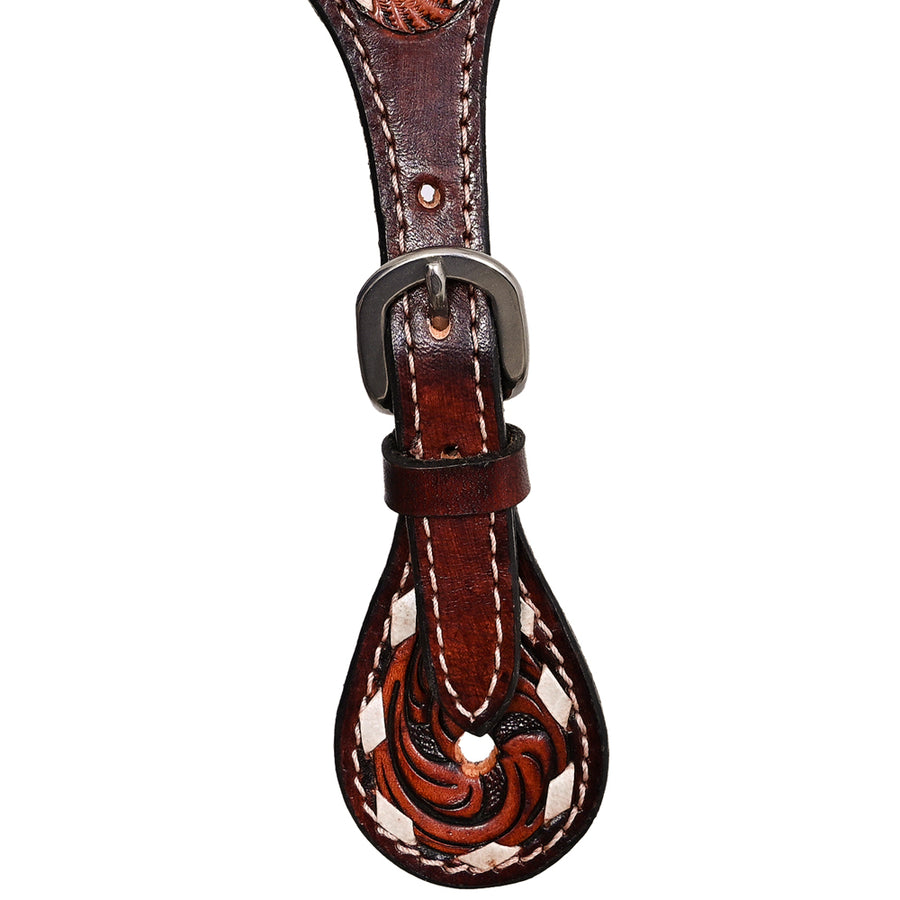 Bar H Equine Leather Spurs Straps for Adults Western Womens Spur Horse Riding Barrel Racing Show and Rodeo Strap Adult Women