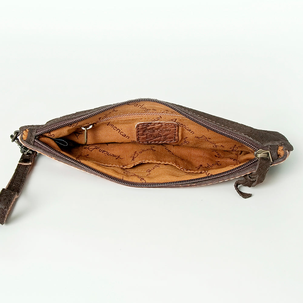 American Darling Wristlet Hand Tooled Embossed Genuine Leather Western Women Bag | Handbag Purse | Women Wristlet Purse | Wristlet Purse | Travel Wristlet Purse | Leather Wristlet Purse | Clutch Wristlet Purse