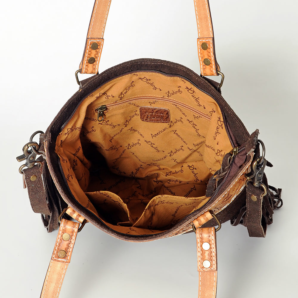 American Darling Tote Hair-On Genuine Leather Western Women Bag Handbag Purse | Travel Bags College Casual