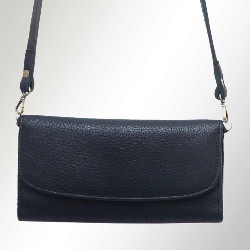 American Darling Wallet Hair on Full Grain Genuine Leather Western Women Bag | Handbag Purse Travel Clutch