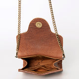 American Darling Cross Body Hand Tooled Hair on Genuine Leather Western Women Bag Handbag Purse | Crossbody for Cute