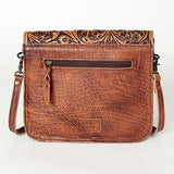 American Darling Cross Body Hand Tooled Saddle Blanket Genuine Leather Western Women Bag Handbag Purse | Crossbody for Cute