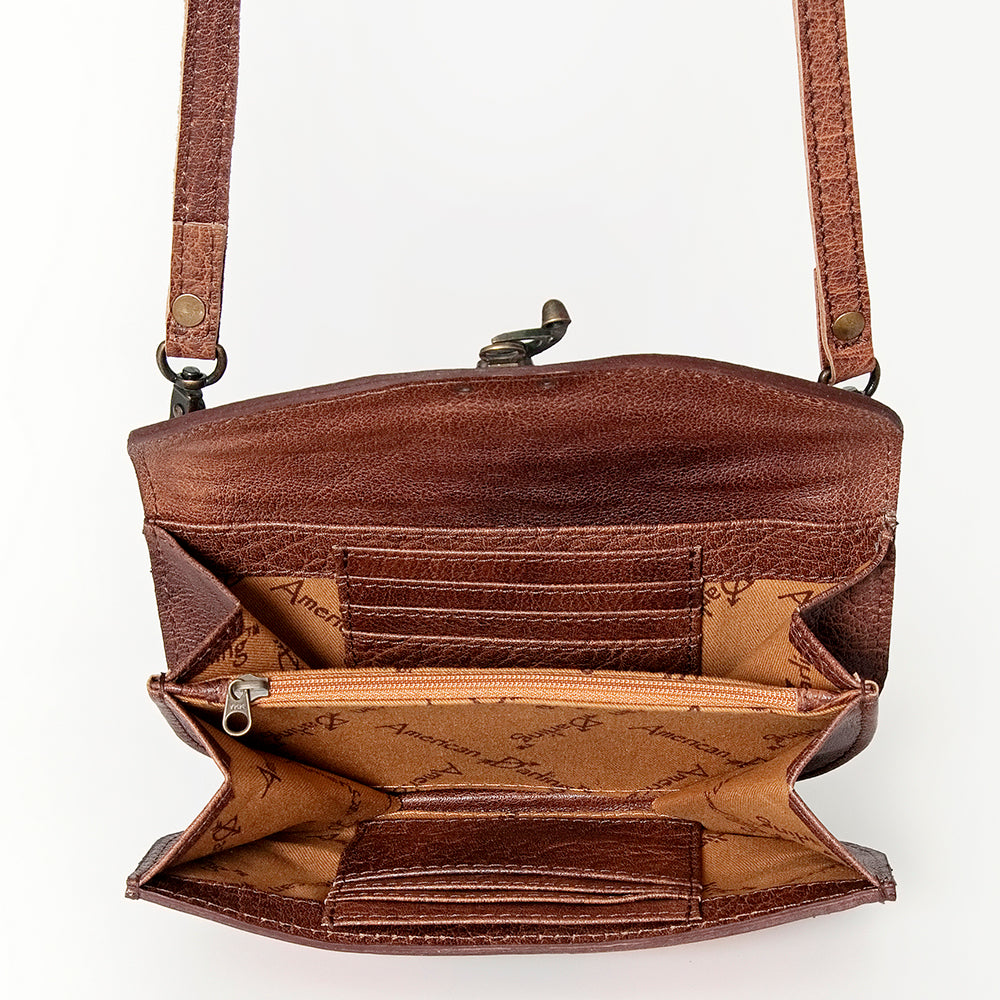 American Darling Cross Body Saddle Blanket Genuine Leather Western Women Bag Handbag Purse | Crossbody for Cute