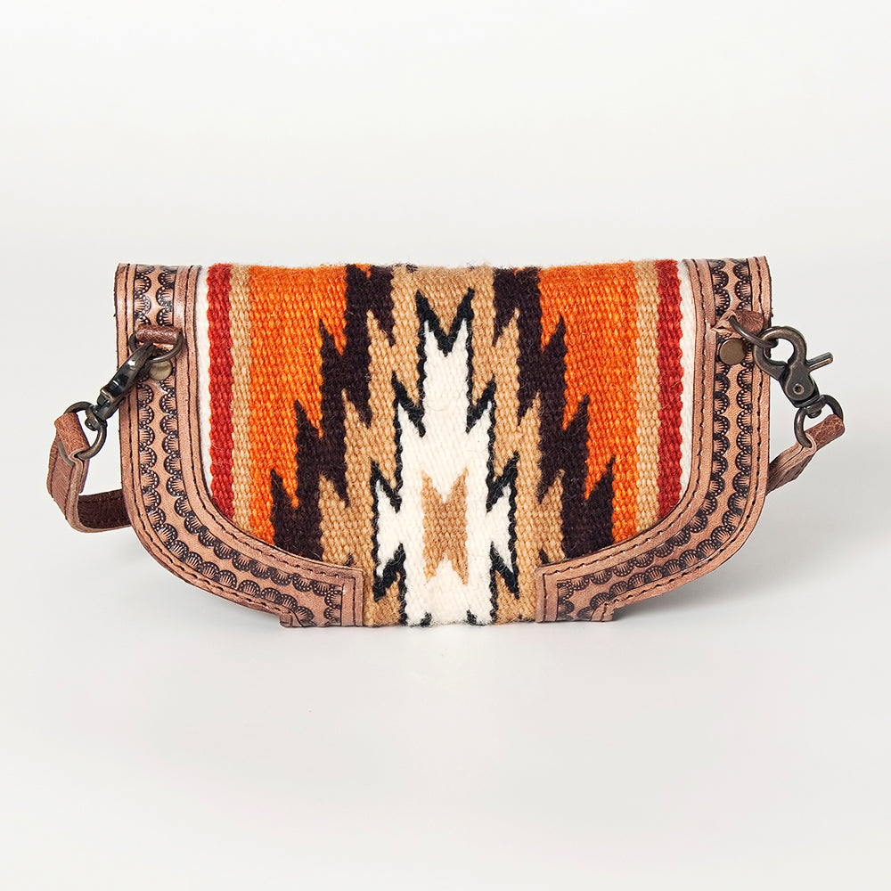 American Darling Cross Body Saddle Blanket Genuine Leather Western Women Bag Handbag Purse | Crossbody for Cute