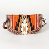 American Darling Cross Body Saddle Blanket Genuine Leather Western Women Bag Handbag Purse | Crossbody for Cute