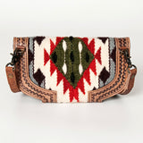 American Darling Cross Body Saddle Blanket Genuine Leather Western Women Bag Handbag Purse | Crossbody for Cute