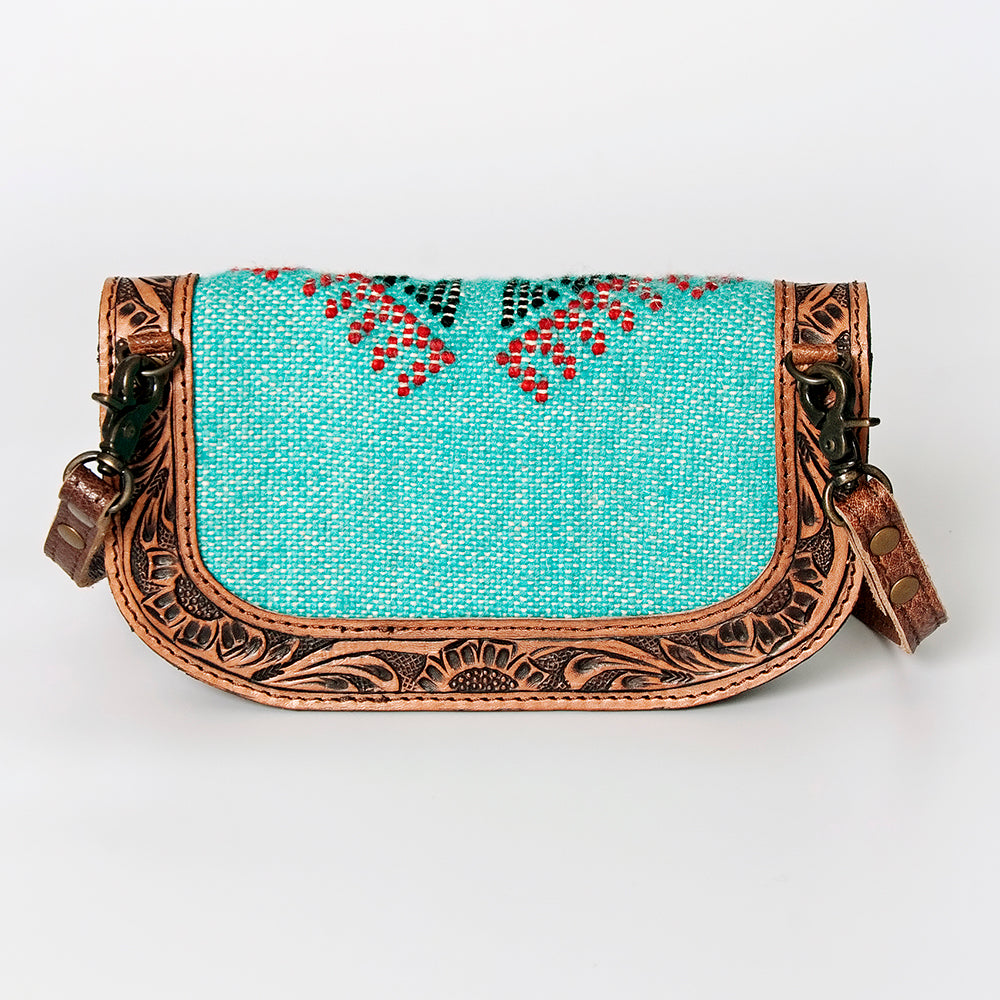 American Darling Cross Body Saddle Blanket Genuine Leather Western Women Bag Handbag Purse | Crossbody for Cute