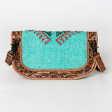 American Darling Cross Body Saddle Blanket Genuine Leather Western Women Bag Handbag Purse | Crossbody for Cute