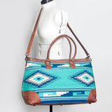 American Darling Tote Saddle Blanket Genuine Leather Western Women Bag Handbag Purse | Travel Bags Cute College Casual