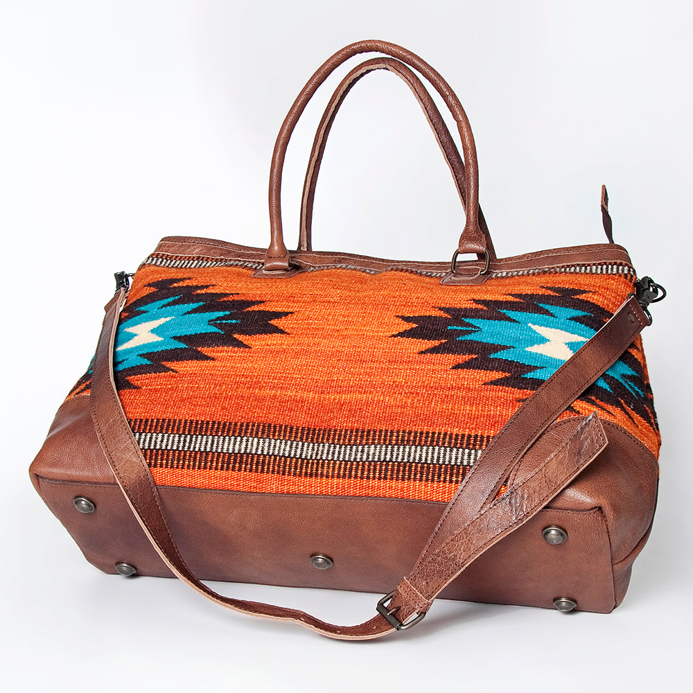 American Darling Tote Saddle Blanket Genuine Leather Western Women Bag Handbag Purse | Travel Bags Cute College Casual