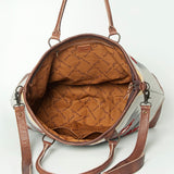 American Darling Tote Saddle Blanket Genuine Leather Western Women Bag Handbag Purse | Travel Bags Cute College Casual