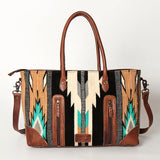 American Darling Tote Hand Tooled Saddle Blanket Genuine Leather Western Women Bag Handbag Purse | Travel Bags College Casual