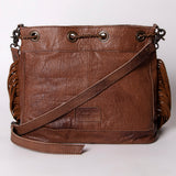 American Darling Cross Body Saddle Blanket Fabric Genuine Leather Western Women Bag | Handbag Purse Crossbody for Cute