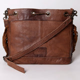American Darling Cross Body Saddle Blanket Fabric Genuine Leather Western Women Bag | Handbag Purse Crossbody for Cute
