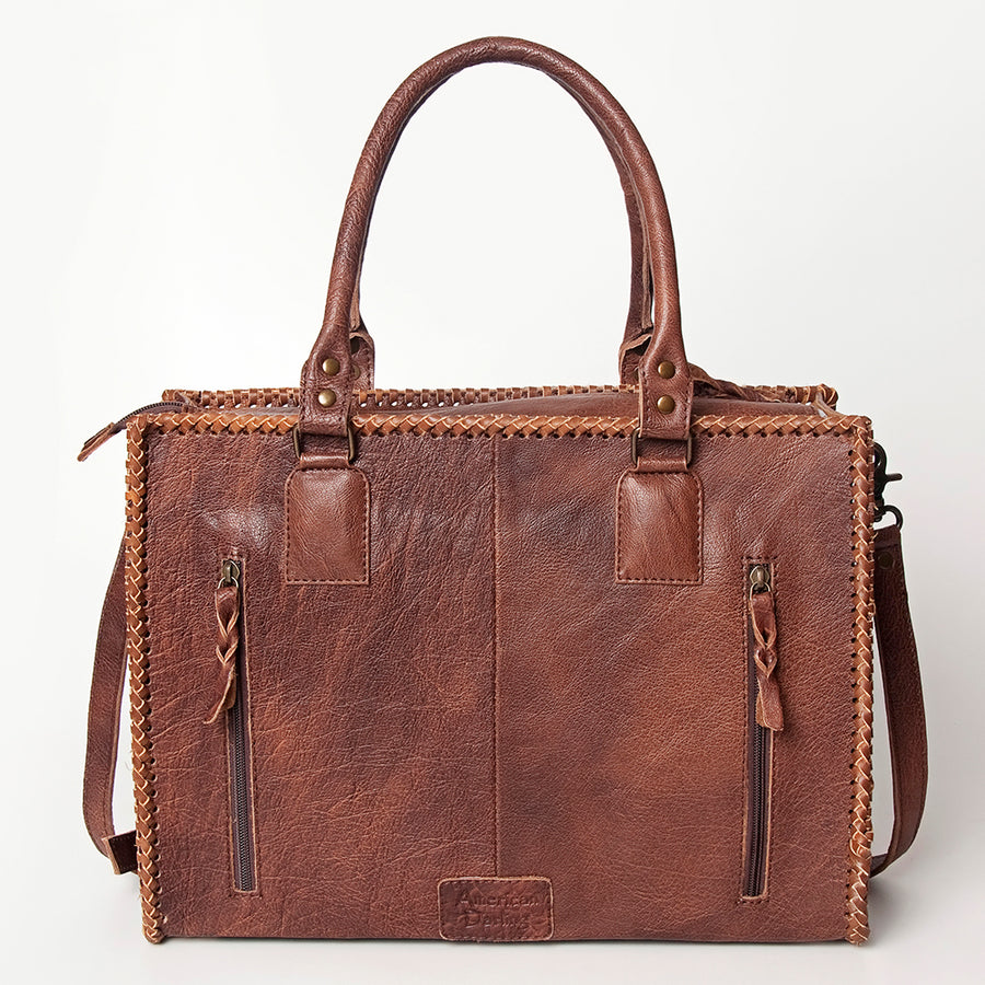 American Darling Briefcase Hair On Genuine Leather Western Women Bag | Handbag Weekend Travel Bags for