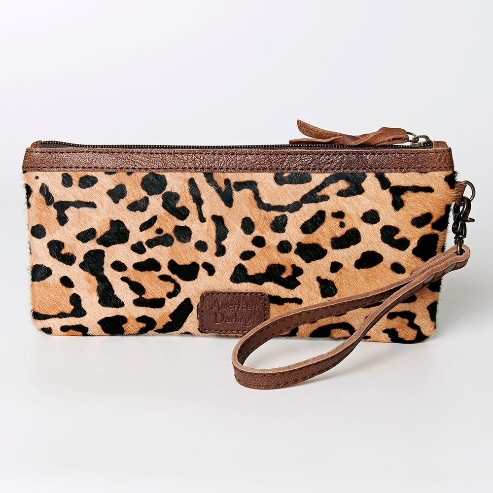American Darling Wristlet Hair on Genuine Leather Western Women Bag | Handbag Purse | Women Wristlet | Wristlet Wristlet | Travel Wristlet | Leather Wristlet | Clutch Wristlet
