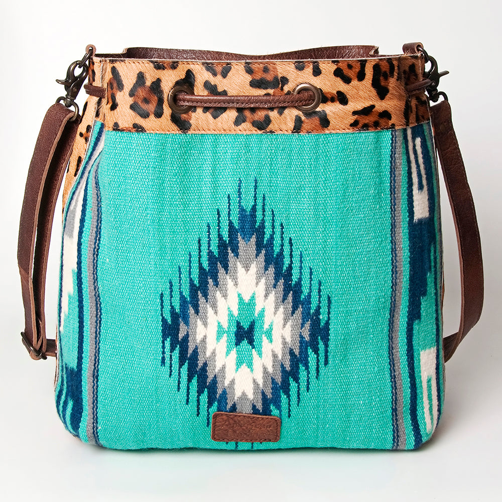 American Darling Hobo Saddle Blanket Hair Genuine Leather Western Women Bag Handbag Purse | Travel Bags College Casual