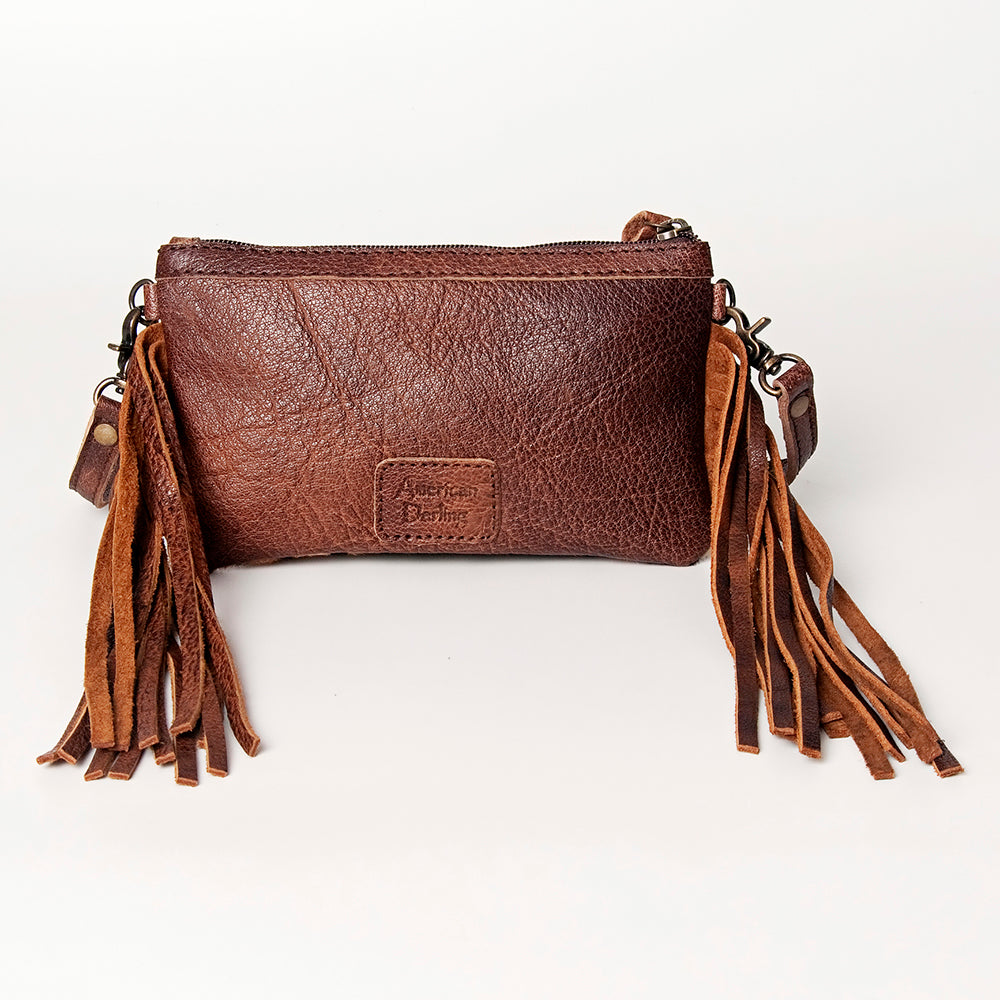 American Darling Small Crossbody Hair On Genuine Leather Western Women Bag Handbag Purse | for Cute