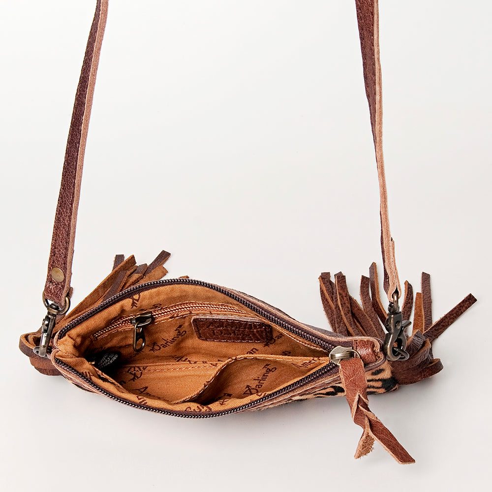 American Darling Small Crossbody Hair On Genuine Leather Western Women Bag Handbag Purse | for Cute